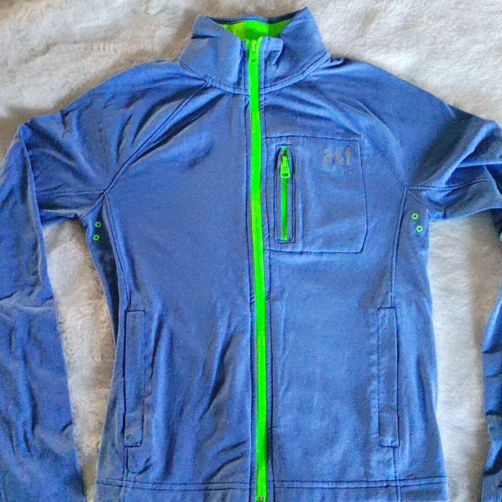 Abercrombie athletic zip- up jacket